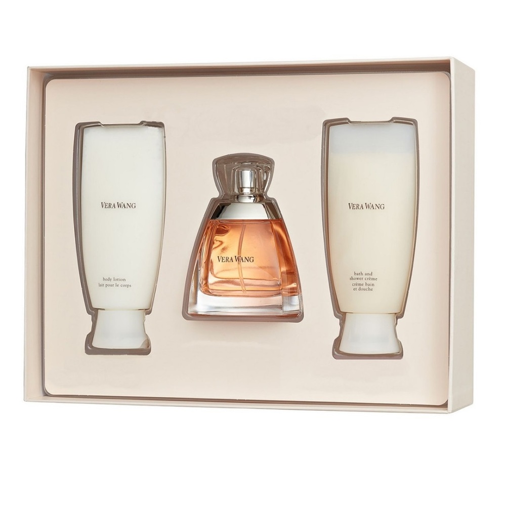 Brand new - never opened Vera Wang 3pc set - lotion / perfume / body wash